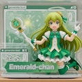 生成魔法少女EMERALDちゃんフィギュア 2枚目