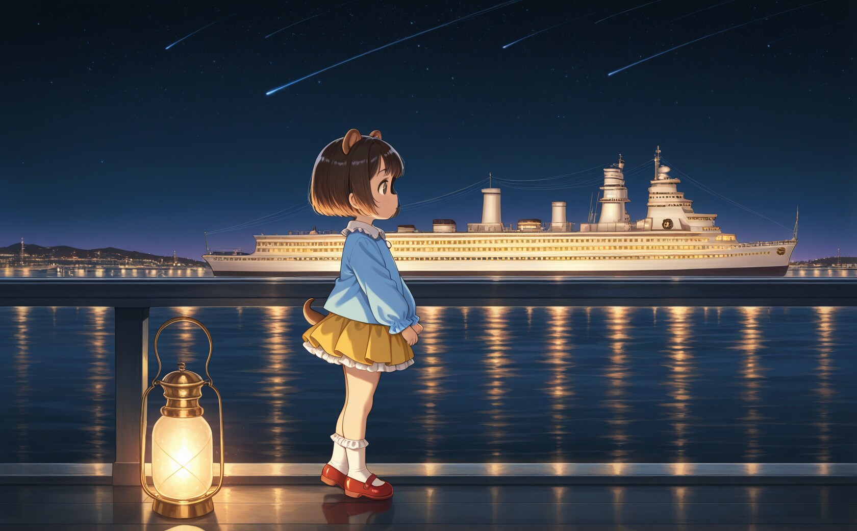 The Girl with Red Shoes in Yokohama | の人気AIイラスト・グラビア