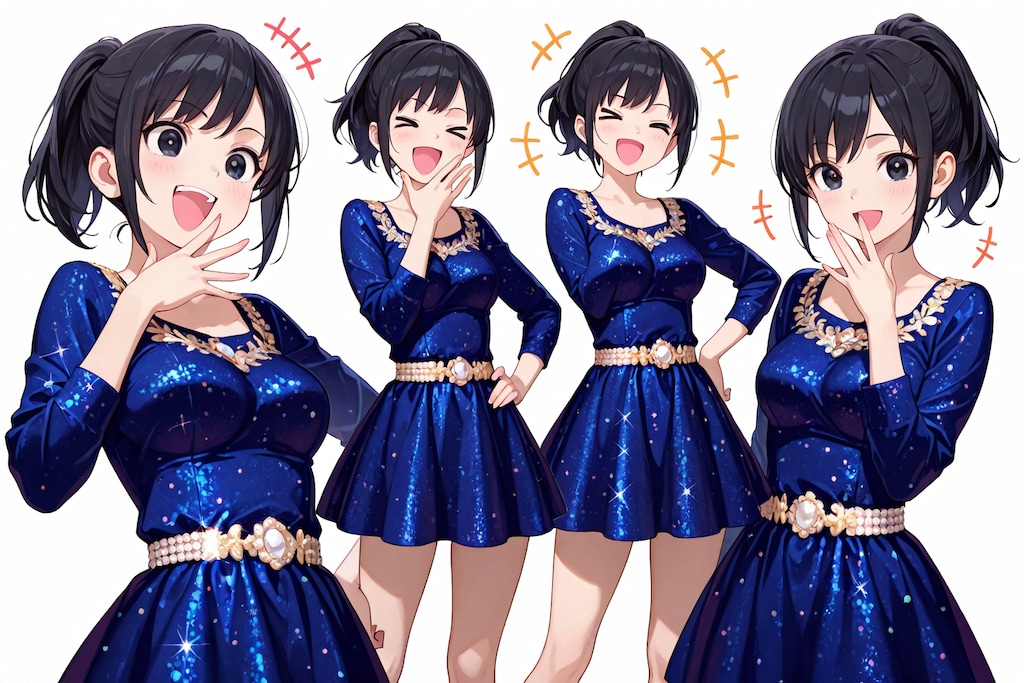 ポニテスーツ安木お嬢様