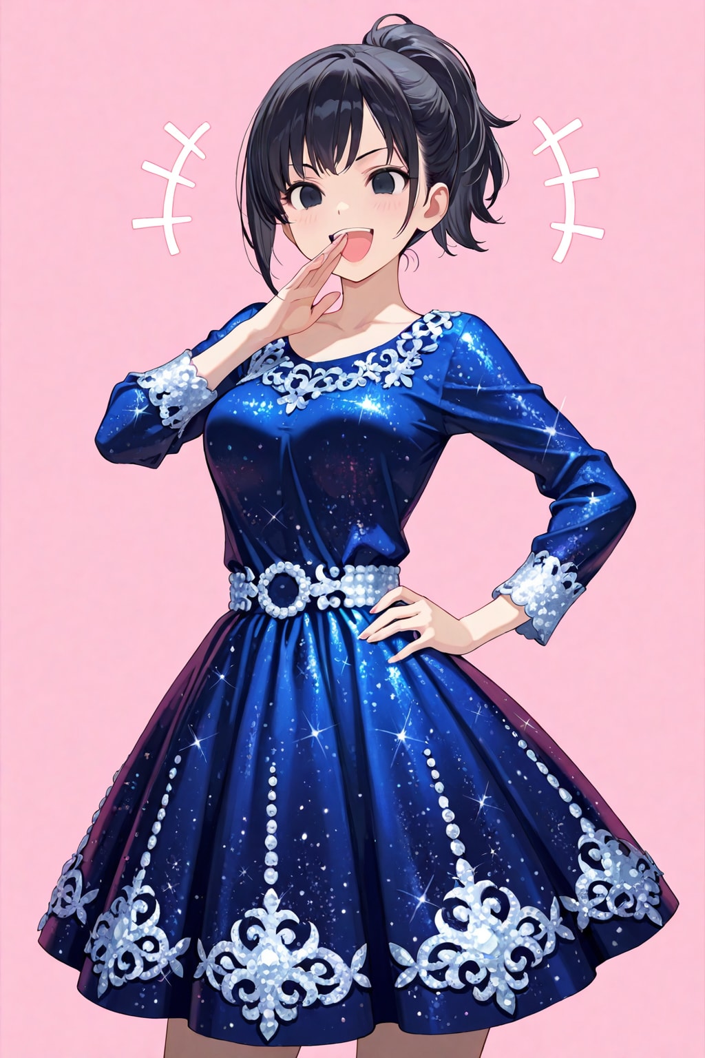ポニテスーツ安木お嬢様