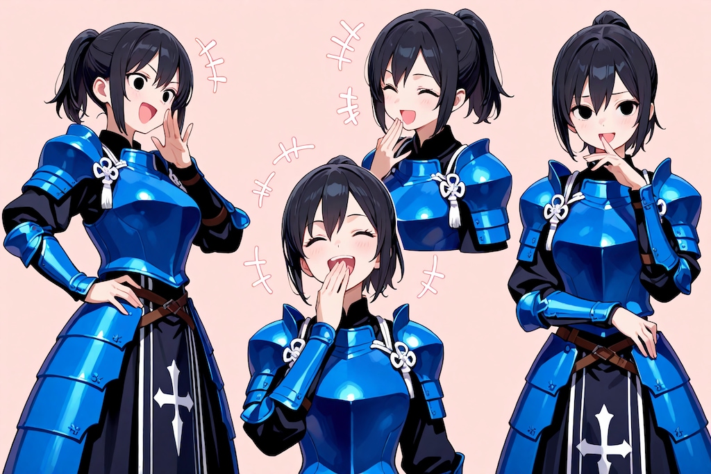 ポニテスーツ安木お嬢様