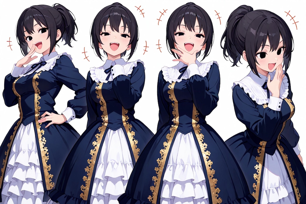 ポニテスーツ安木お嬢様