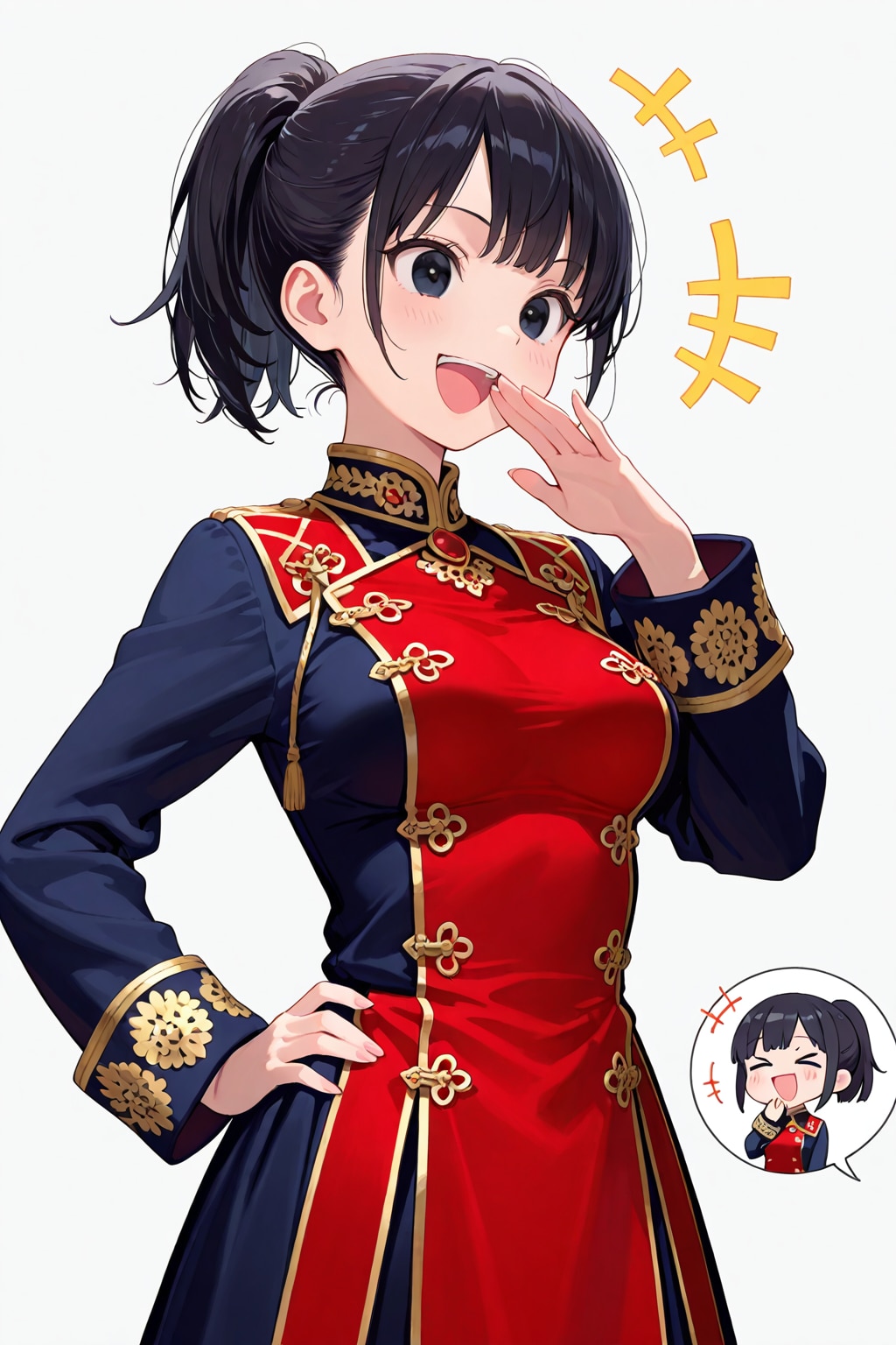 ポニテスーツ安木お嬢様