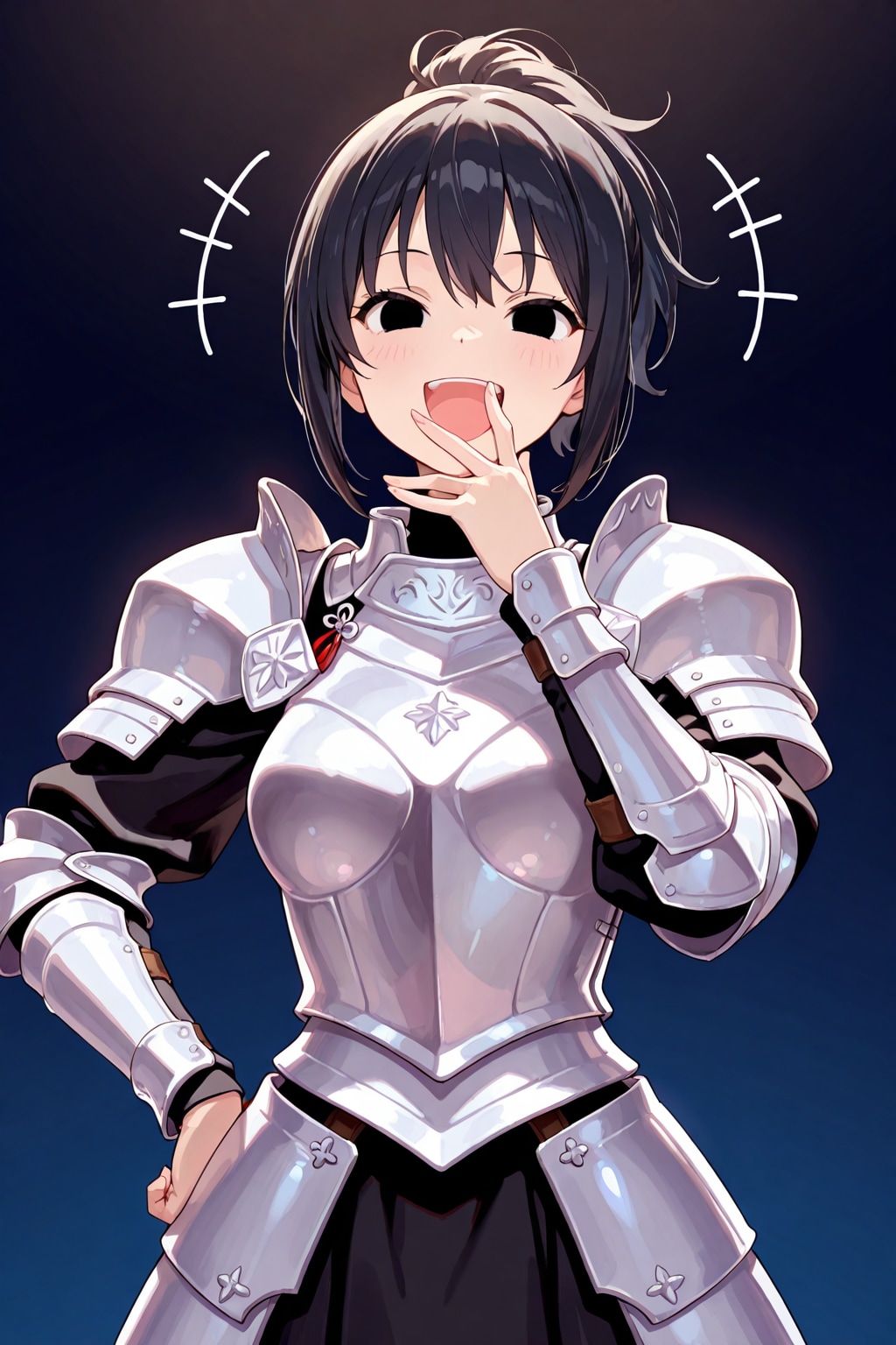 ポニテスーツ安木お嬢様