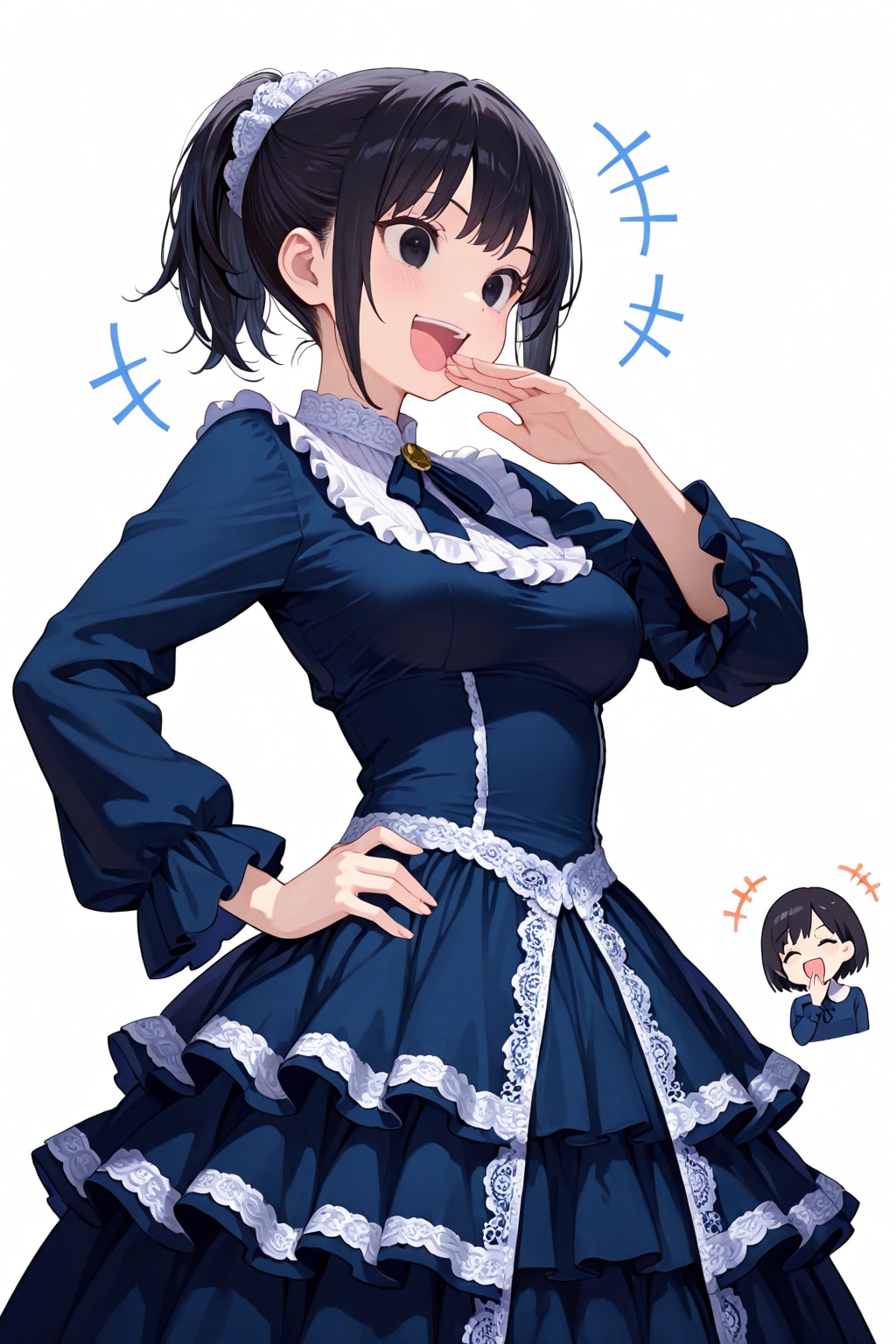 ポニテスーツ安木お嬢様