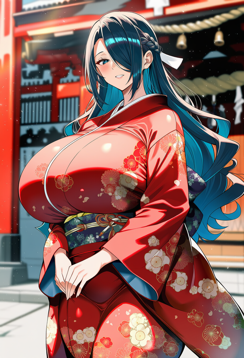 東風舞希　初詣