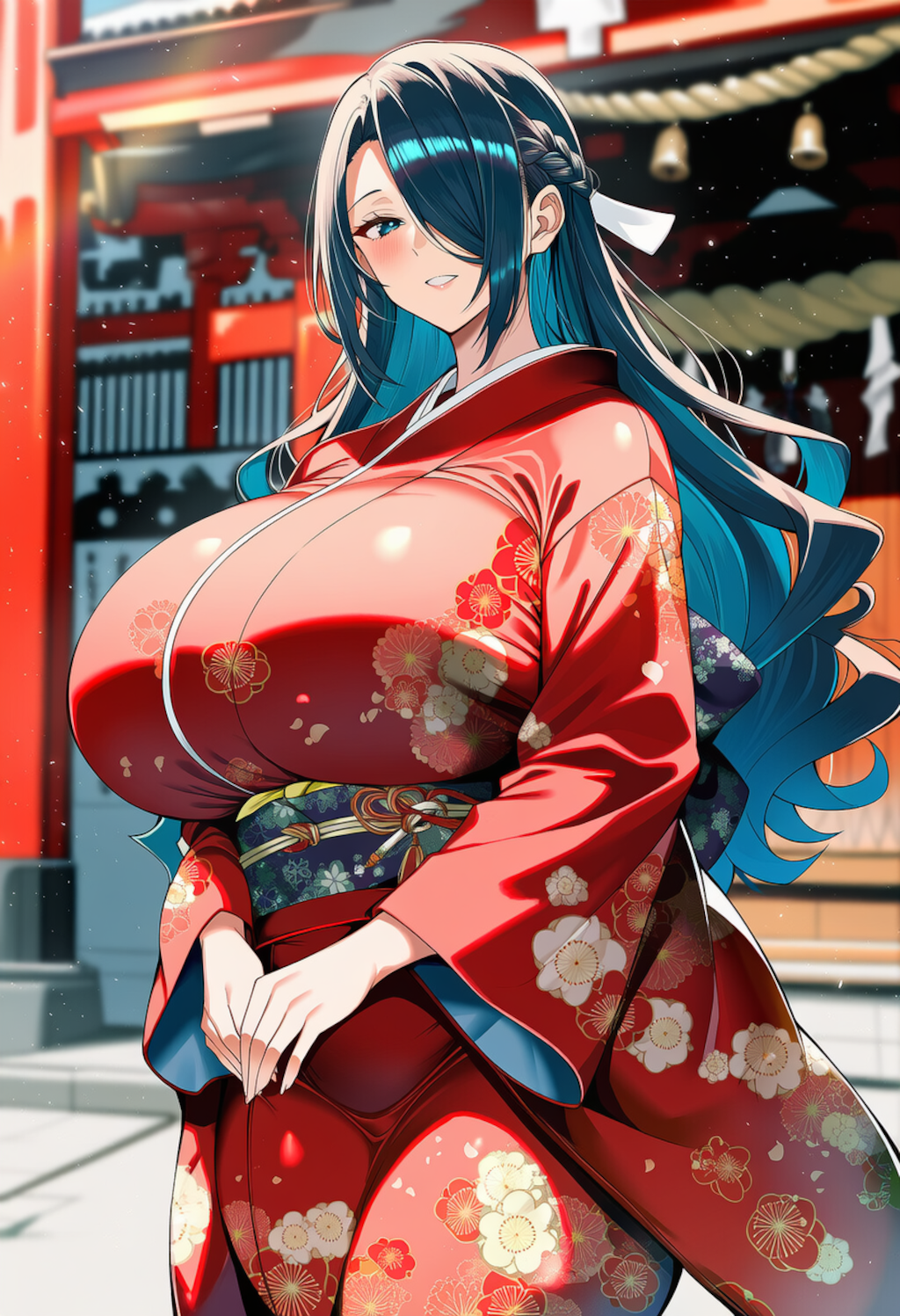 東風舞希　初詣