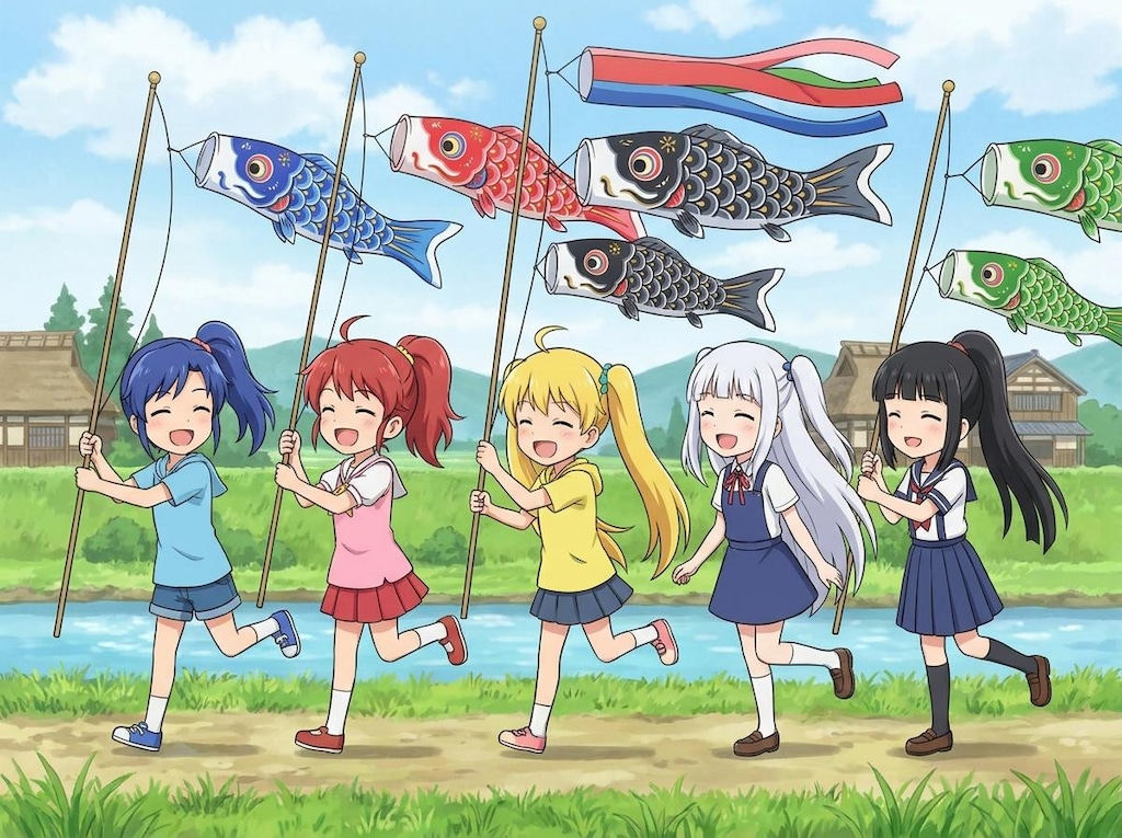 子どもぽにと 鯉のぼり