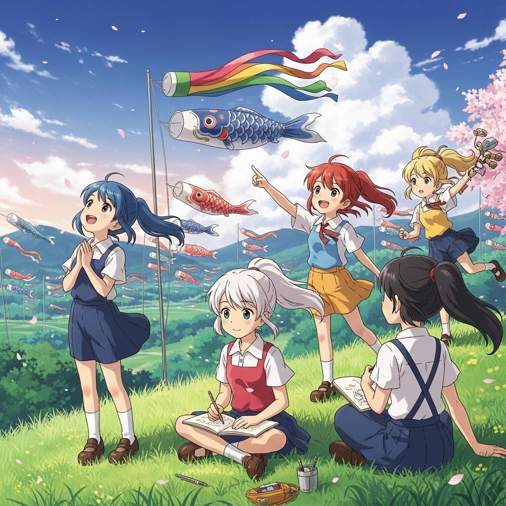 子どもぽにと 鯉のぼり