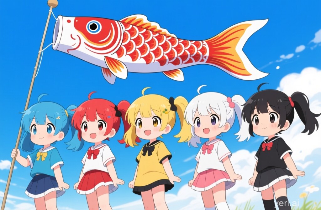 子どもぽにと 鯉のぼり