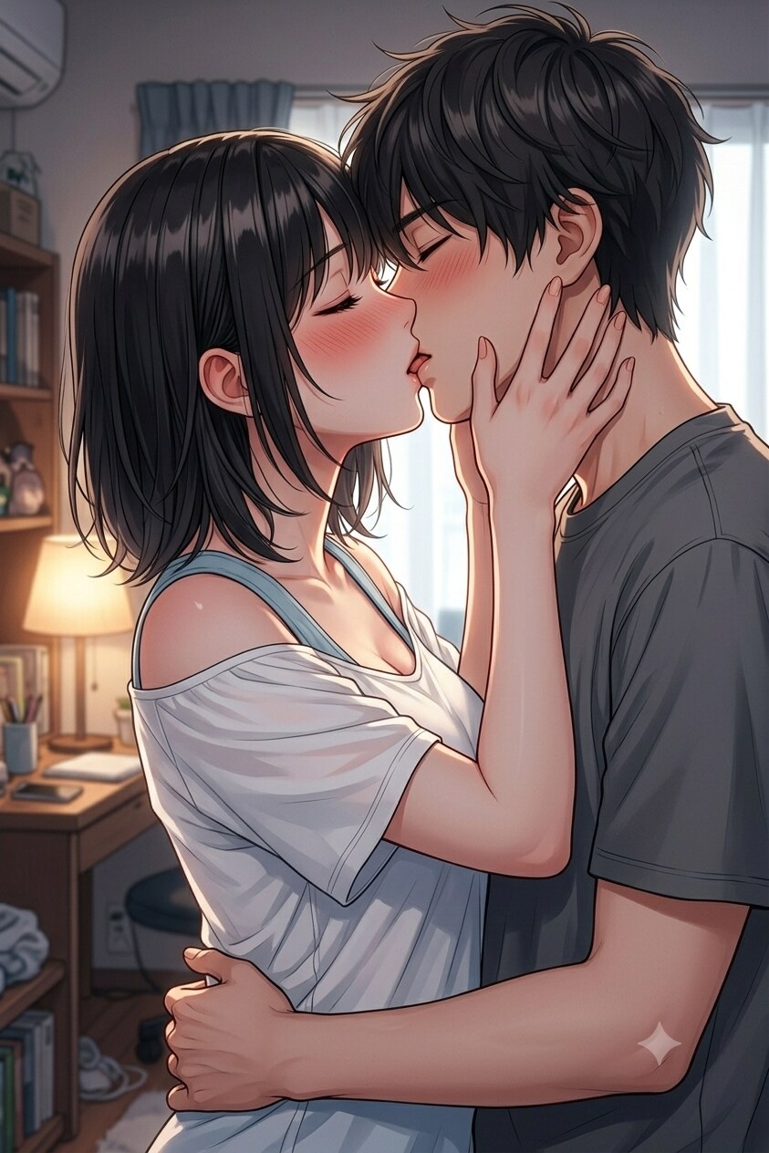 お家でキス