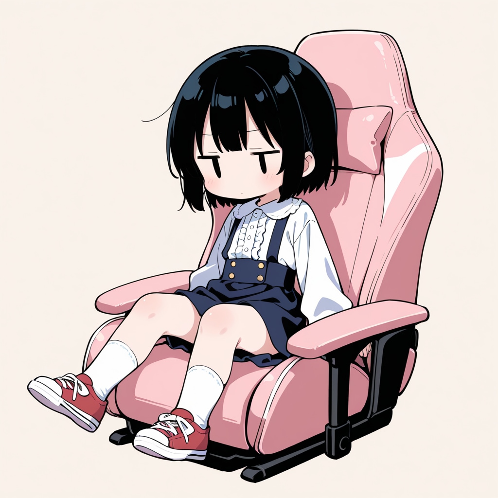 良い椅子に座ってみる