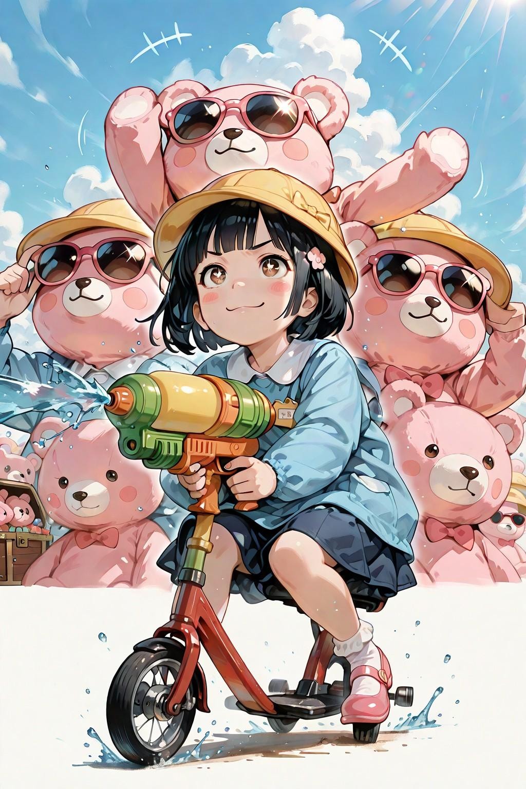 Rent A Girlfriend（「お兄ちゃん この水鉄砲が火を噴く前に、アイスを貢いで降伏せよ！」【あんずちゃんと踊る仲間たち。篇】）