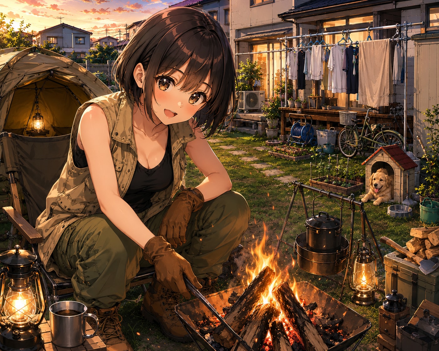 キャンプ初心者