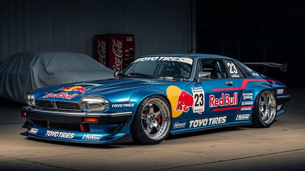 トーヨータイヤレッドブルジャガークーペのドリ車