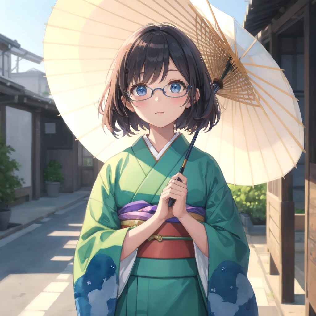 ちち生でメガネ美人