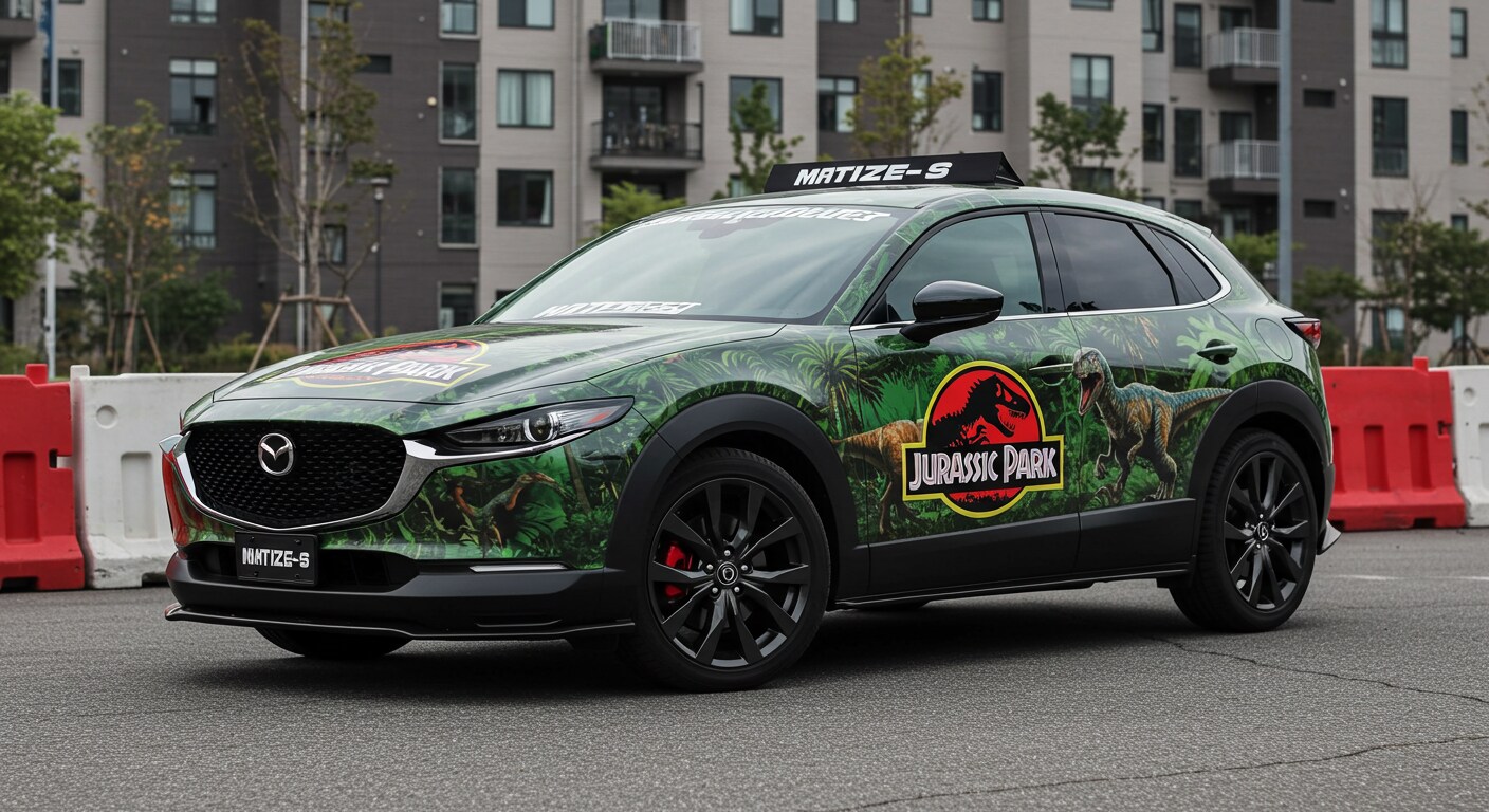 ジュラシックパーク柄CX-30 | の人気AIイラスト・グラビア