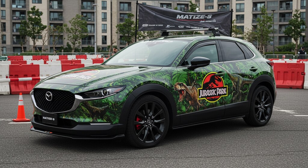 ジュラシックパーク柄CX-30