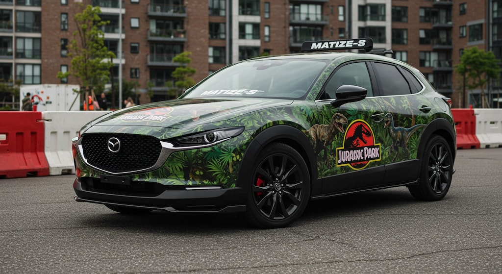 ジュラシックパーク柄CX-30