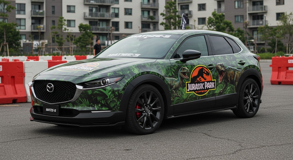 ジュラシックパーク柄CX-30