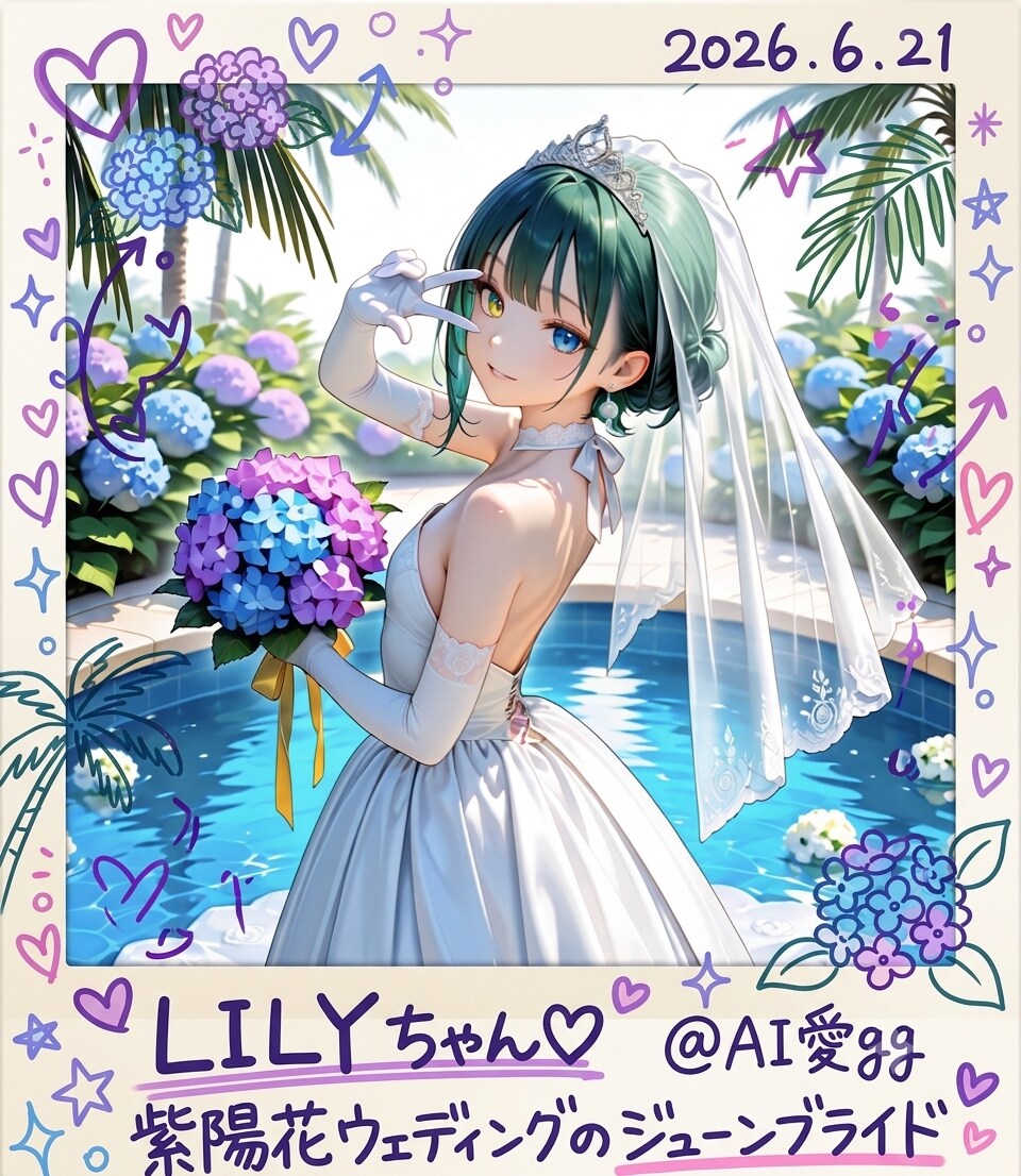 紫陽花ウェディング