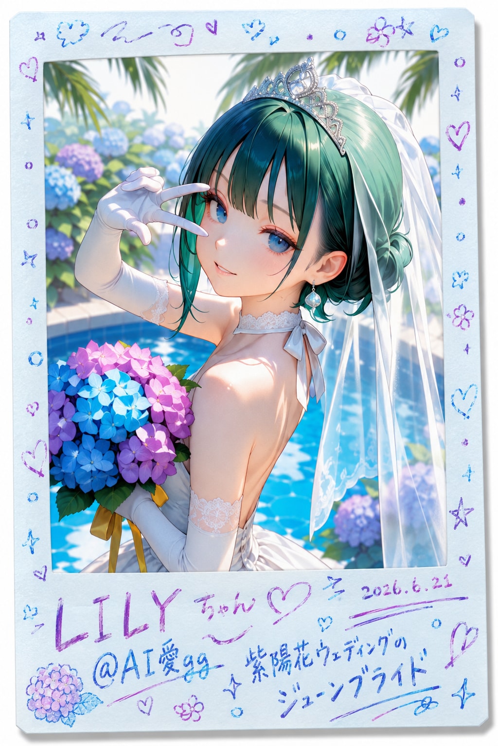 紫陽花ウェディング