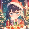 誕生日兼クリスマスパーティ 5枚目