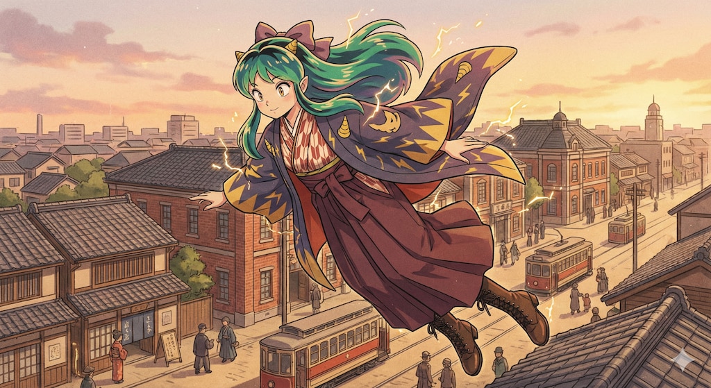 大正の空にラムさん