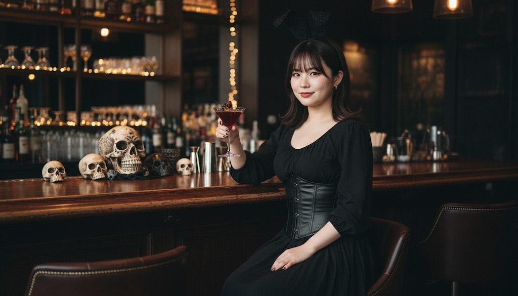 スカル・ラウンジにて