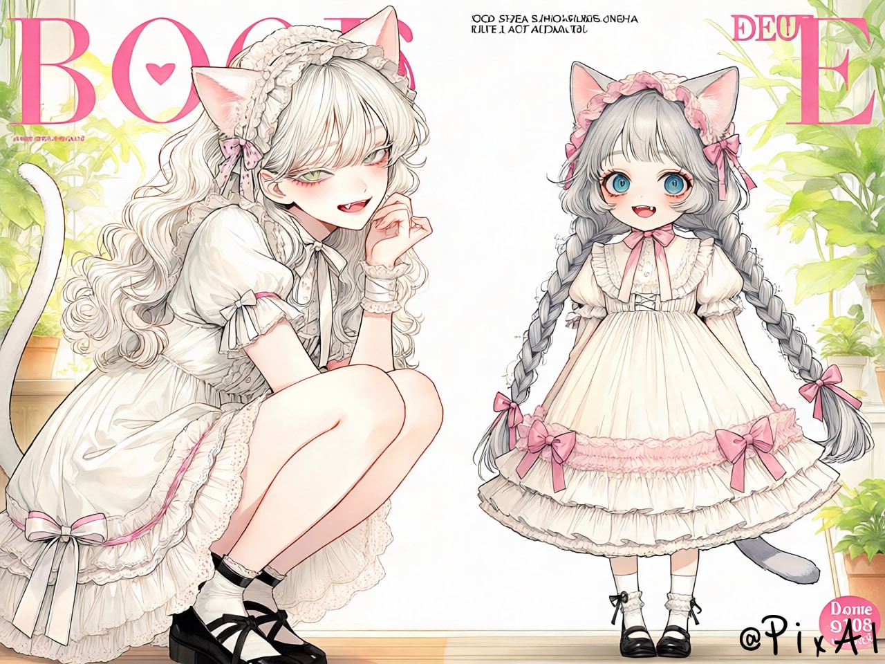 雑誌の表紙 | の人気AIイラスト・グラビア