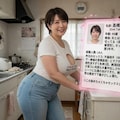 爆乳デカ尻熟女キッチンにて 3枚目