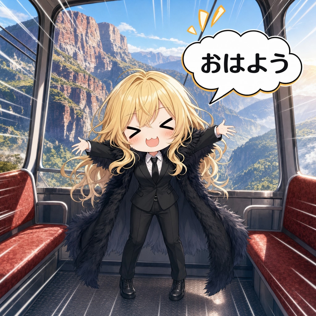 ケーブルカーからの景色とエリザベス | の人気AIイラスト・グラビア