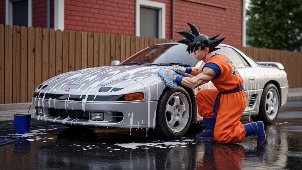 孫悟空がGTOを洗う