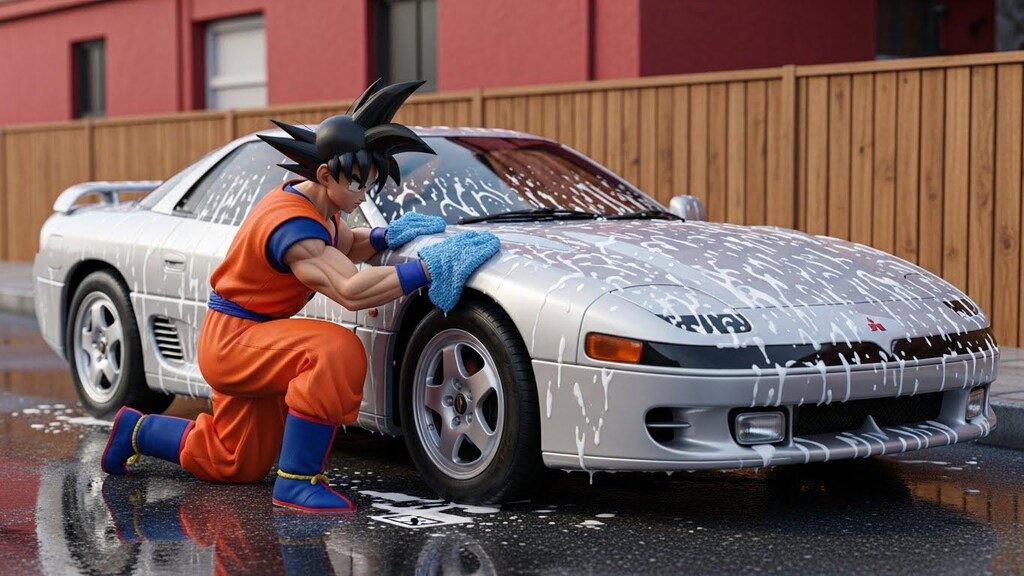 孫悟空がGTOを洗う