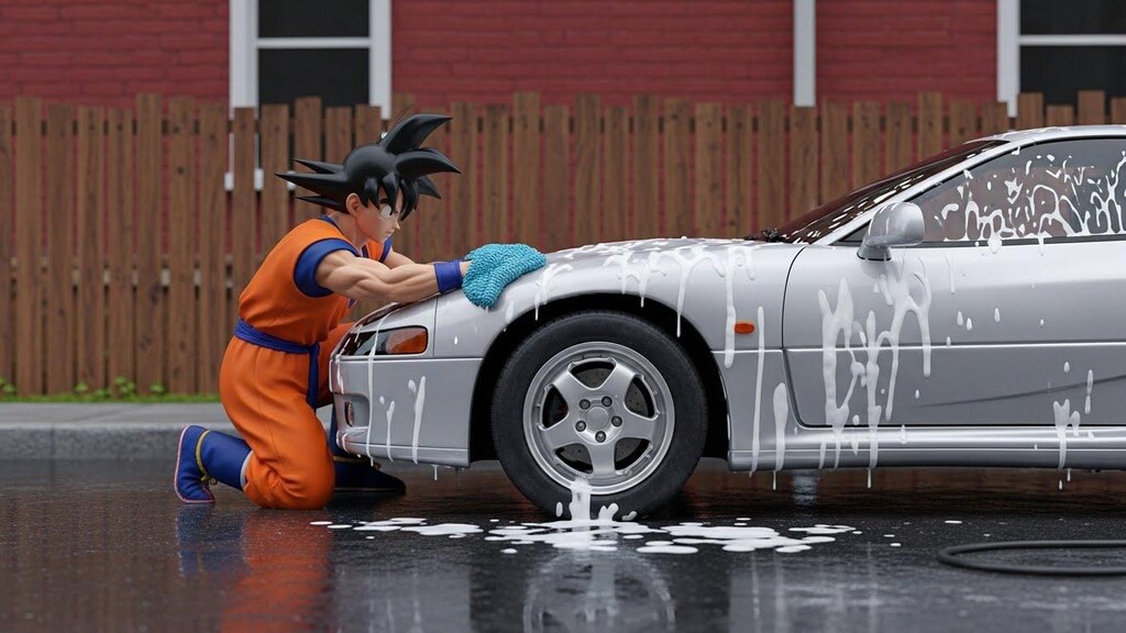 孫悟空がGTOを洗う