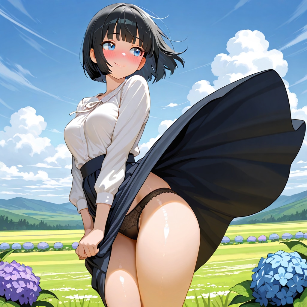 パンチラ栞さん