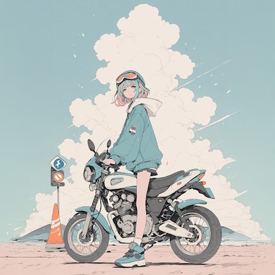 【オフロードバイク】山に向かう/海を出る