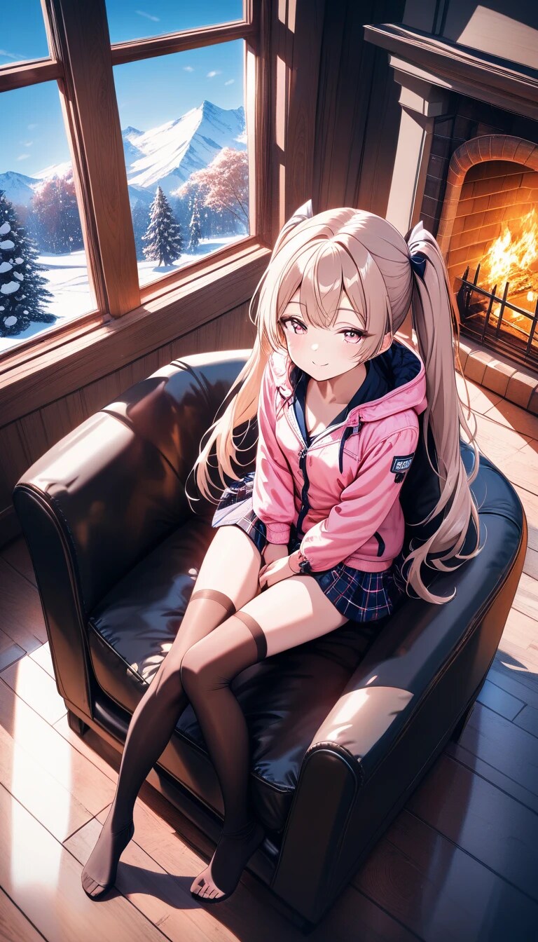 暖炉と少女『ねえ、膝の上に座ってもいい？』