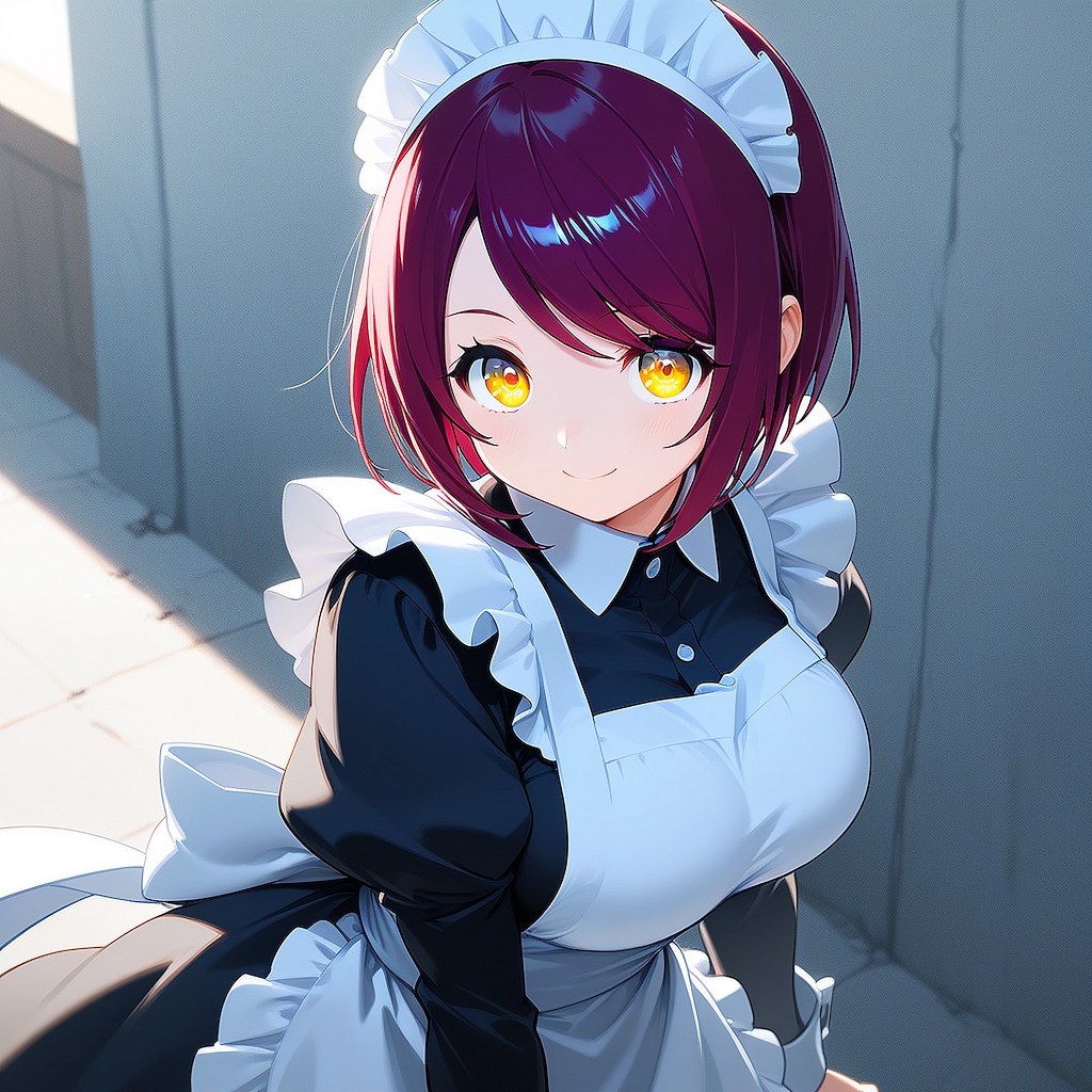 こんにちは（挨拶メイドの芽衣ちゃん）