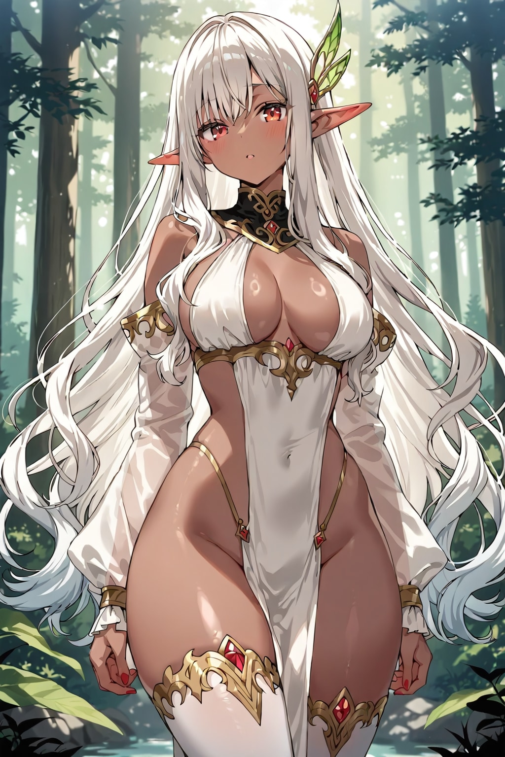 美少女ダークエルフ