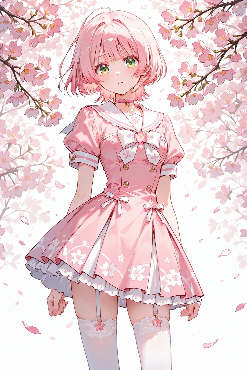 桜と少女 | の人気AIイラスト・グラビア