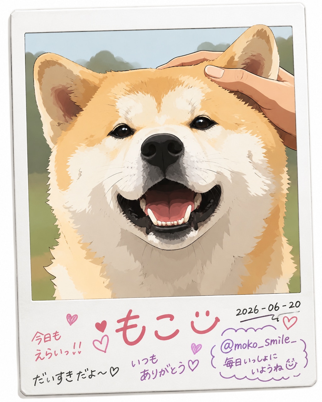 もこちゃんと一緒の日々