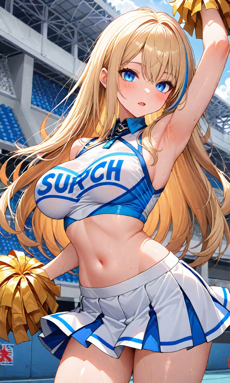 スタイリッシュなチアガール