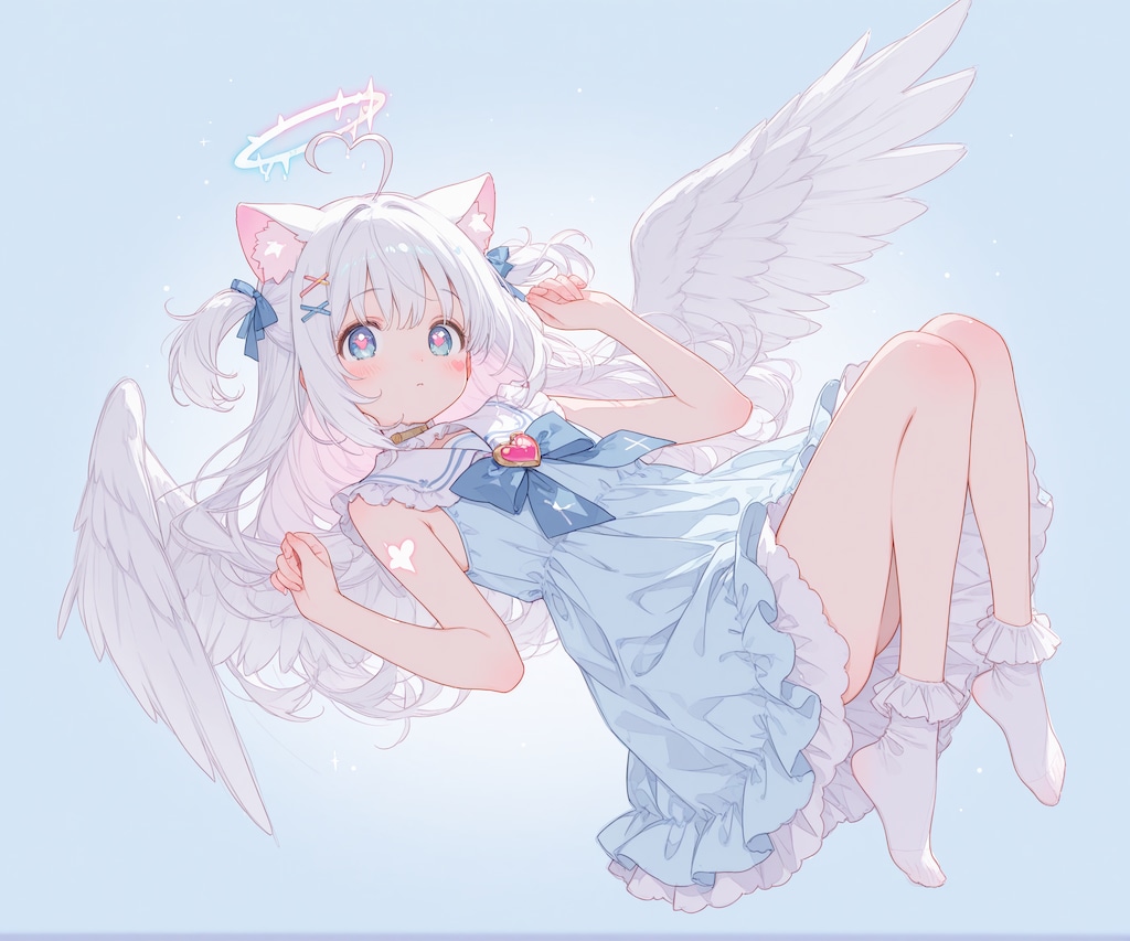 浮遊する天使猫ちゃん