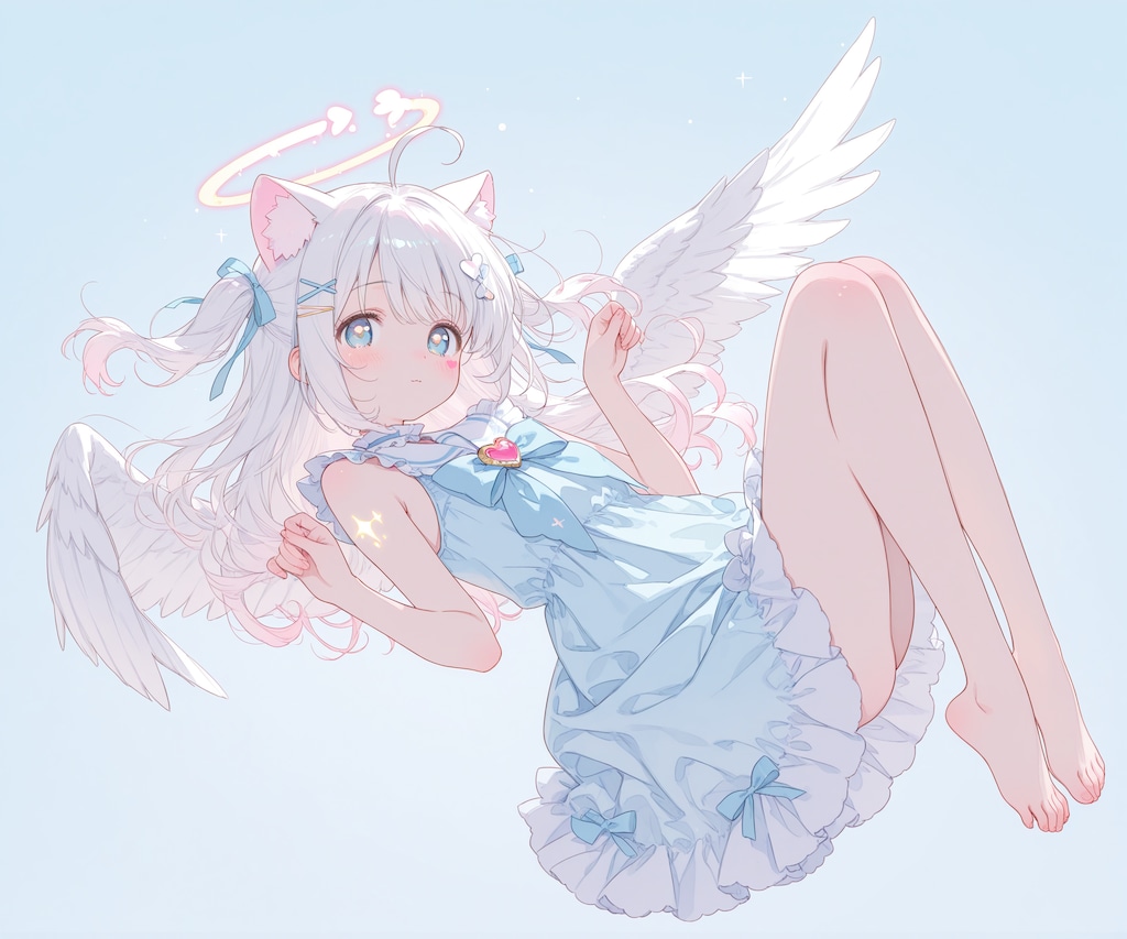 浮遊する天使猫ちゃん