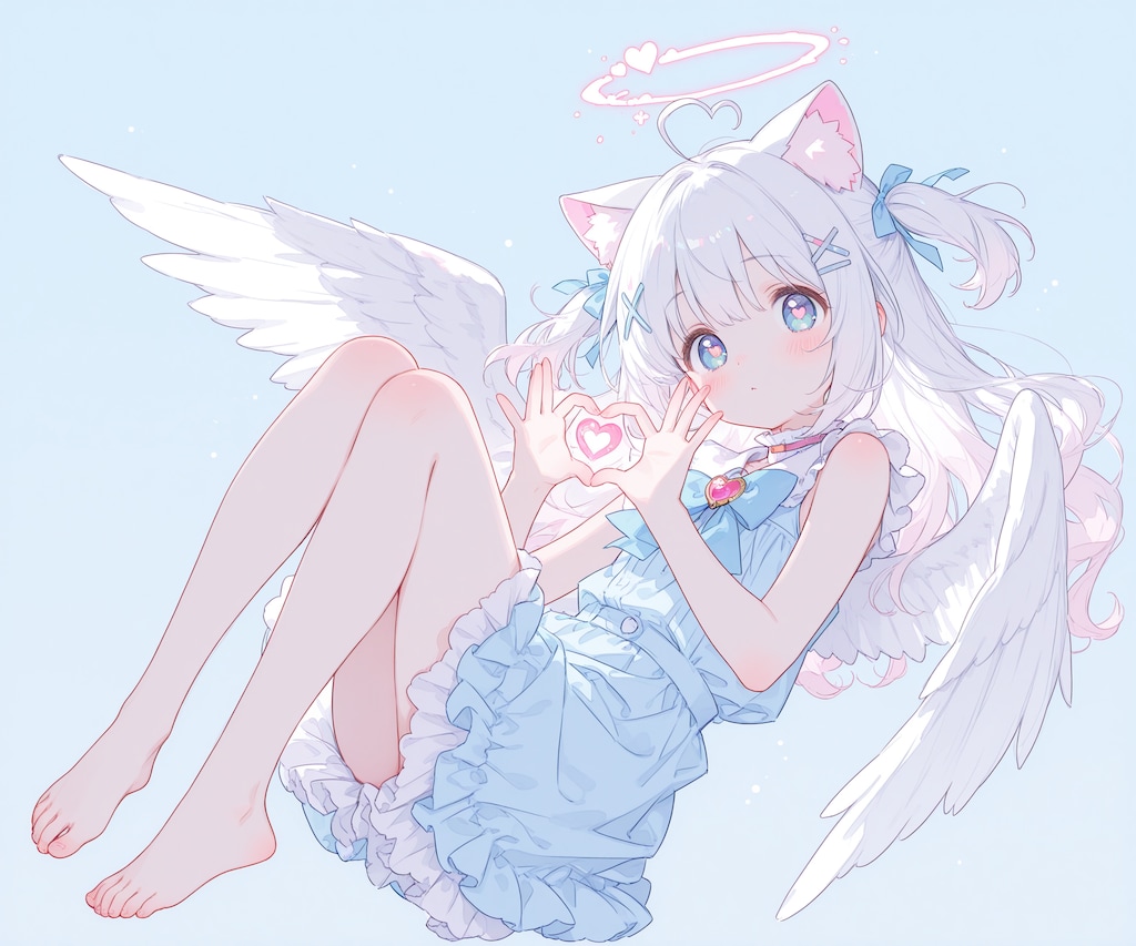 浮遊する天使猫ちゃん