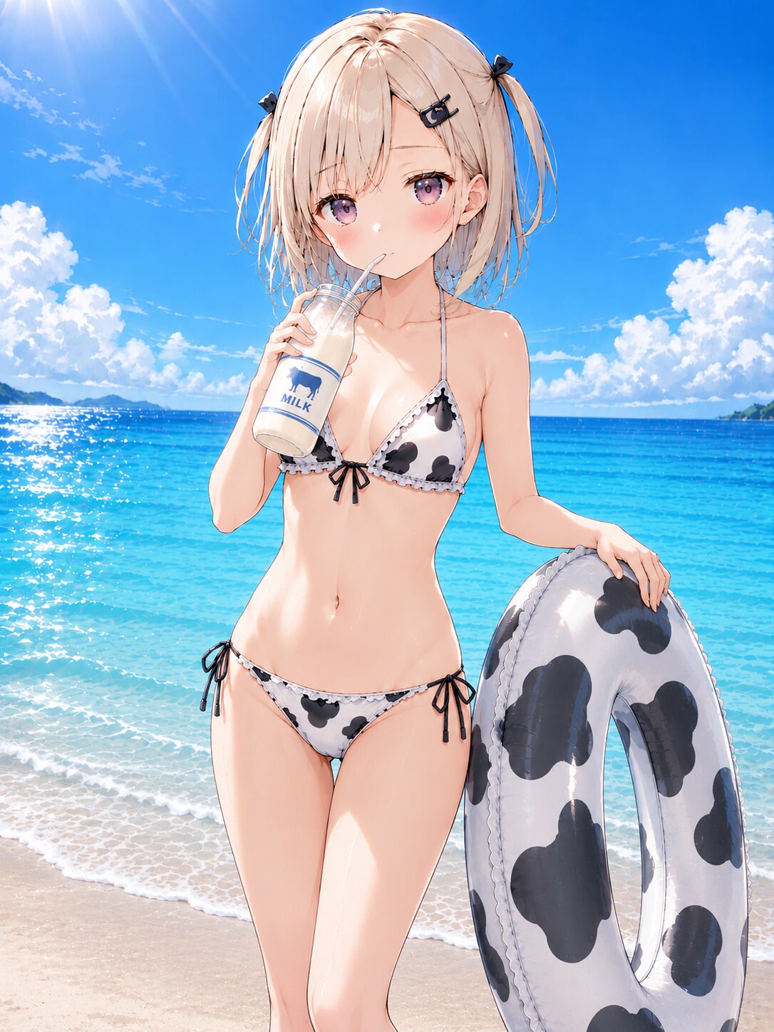 ビキニと牛乳