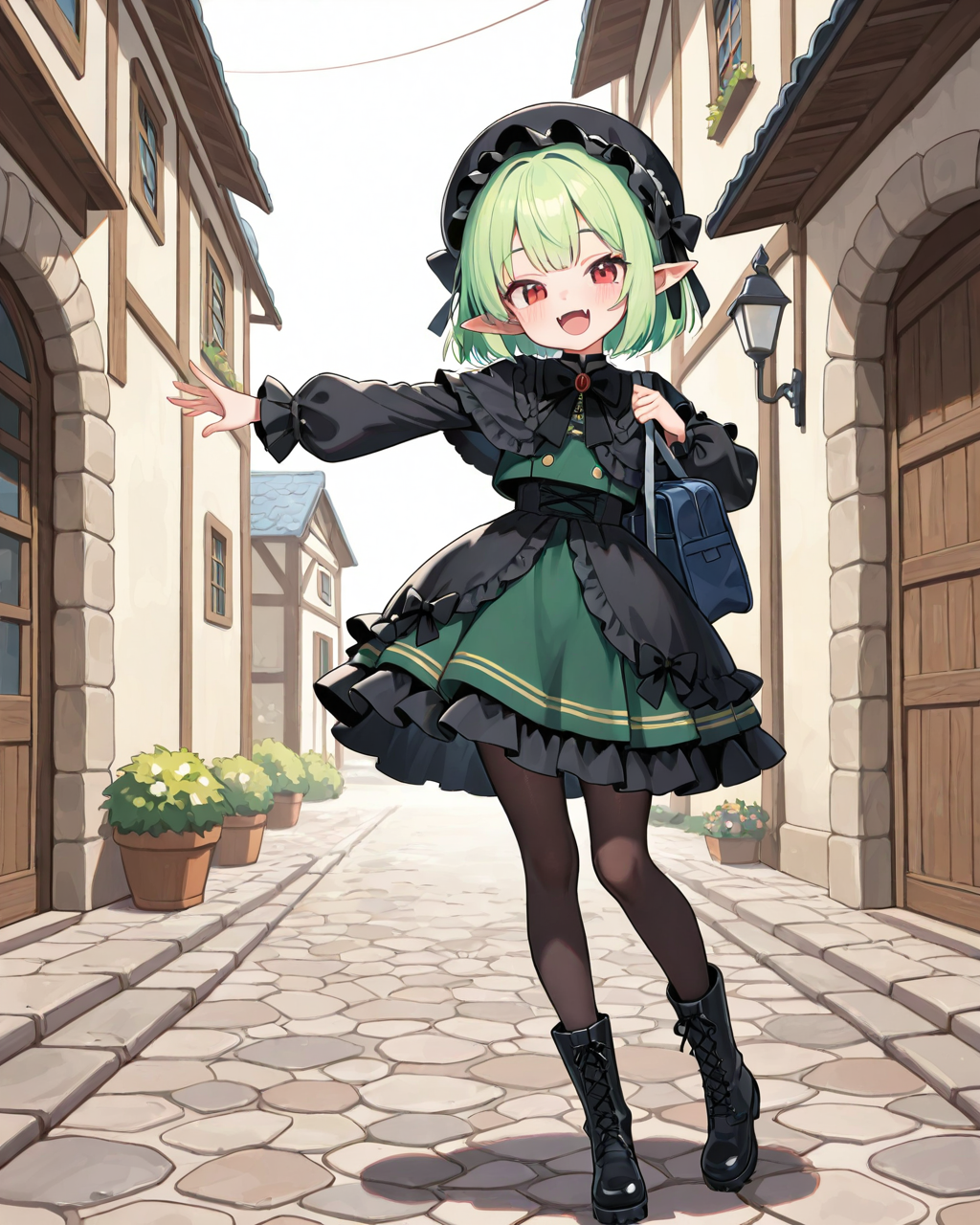 エルフの国の学生服