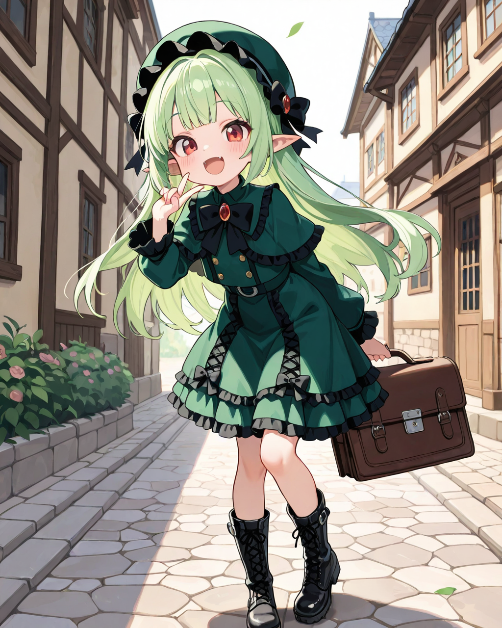エルフの国の学生服
