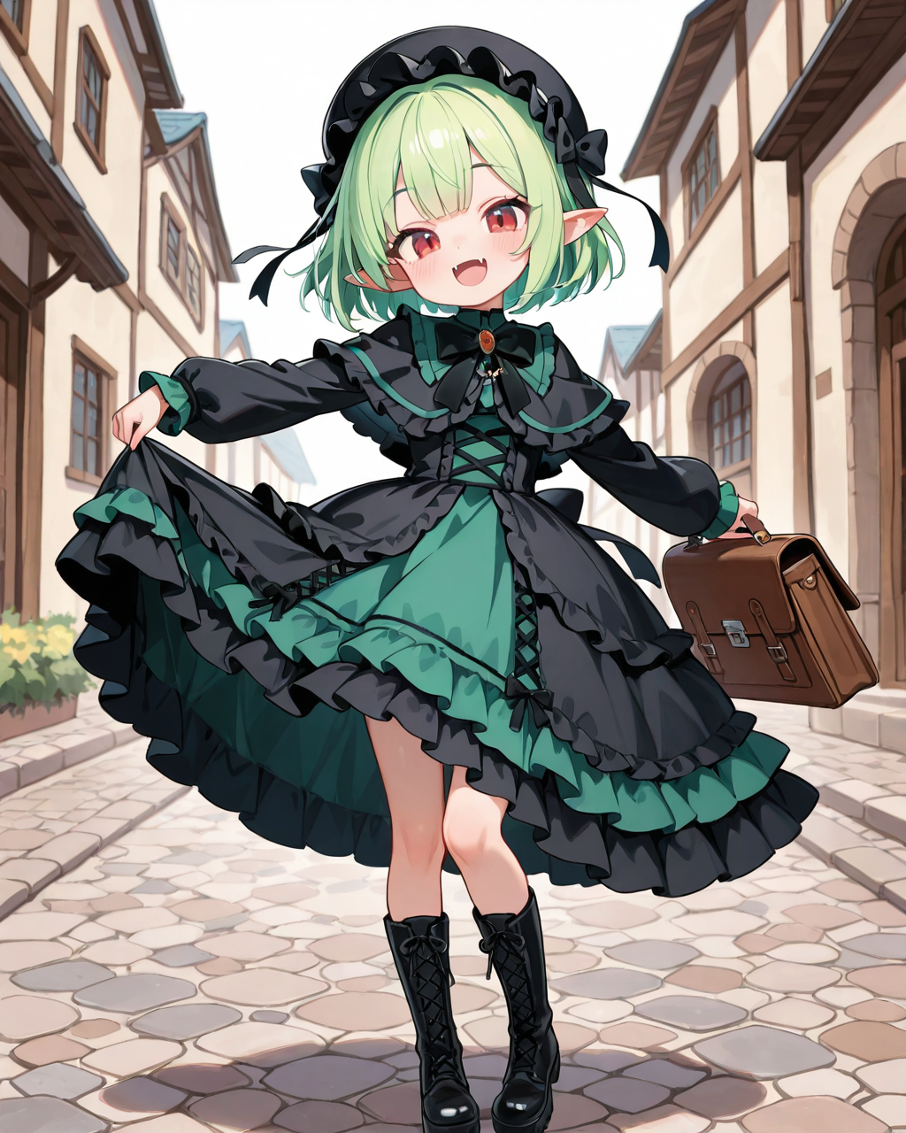 エルフの国の学生服
